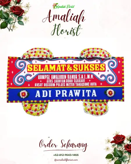 Papan Bunga Ucapan Selamat Dawelor Dawera
